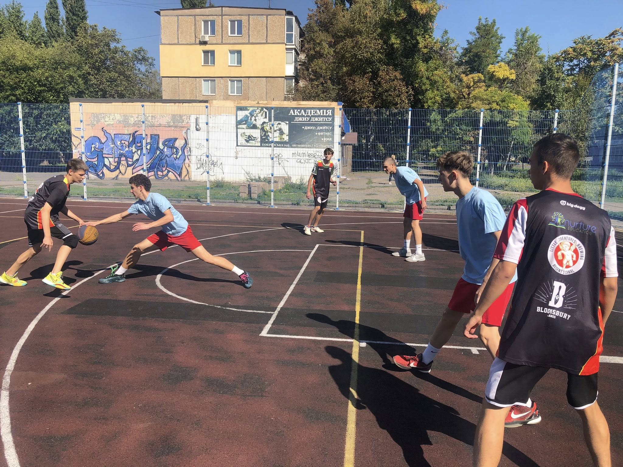 Районні змагання зі стрітболу 3х3!